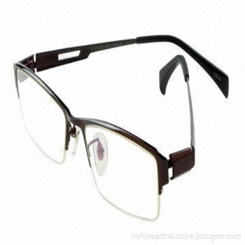 New model semi-rimless stainless optical frame